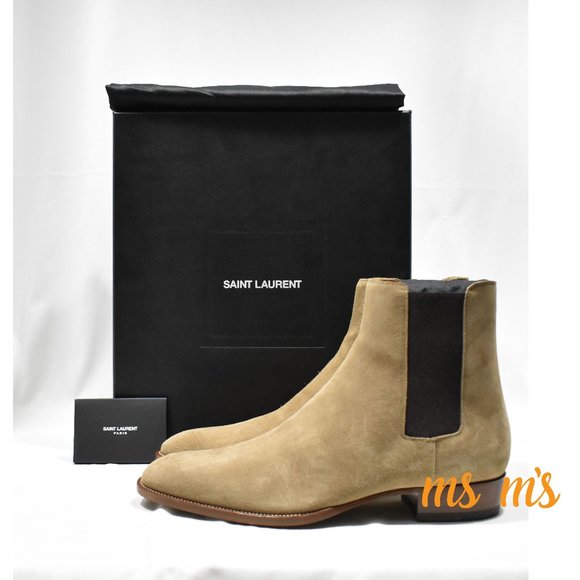 Yves Saint Laurent Other - NIB Yves SAINT LAURENT YSL Brown suede Wyatt Boots